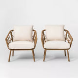 4 Pk, Britanna Outdoor Wicker Chairs
