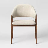 Ingleside Upholstered Wood Barrel Chair