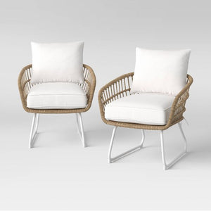 2 Pk, Southport Outdoor Wicker Club Chairs