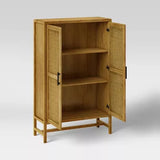 Warwick Rattan Door Library Cabinet