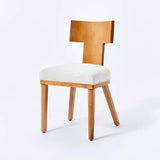 Salduro Sculptural Wood Dining Chair