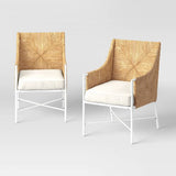 2 Pk, Stanton Outdoor Woven Club Chairs