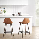 Copely Faux Leather Counter Height Barstools