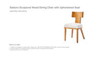 Salduro Sculptural Wood Dining Chair