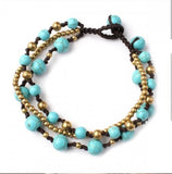 Turquoise Cord Bracelet