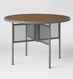 Apex Round Mixed Material Dining Table