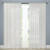 Sheer Linen Curtain Panels