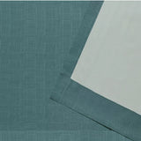 Teal Loha Linen Curtain Panels, 2 Pk