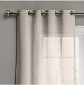 Textured Weave Light Filtering Curtain Panel