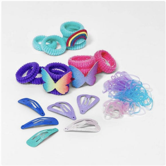 Girls' 48pc Hair Accessories Value Pack
