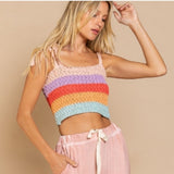 Knit Color Block Top