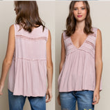 Washed Babydoll Top