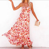 Floral Strapless Maxi Dresd