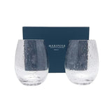 Mariposa Bellini Stemless Wine Glass Gift Set, 2-Pcs