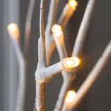 39" LED White Birch Branches, 2 Pk