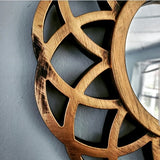 Antiqued Wall Mirror