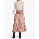 RALPH LAUREN Plus Floral Peasant Skirt