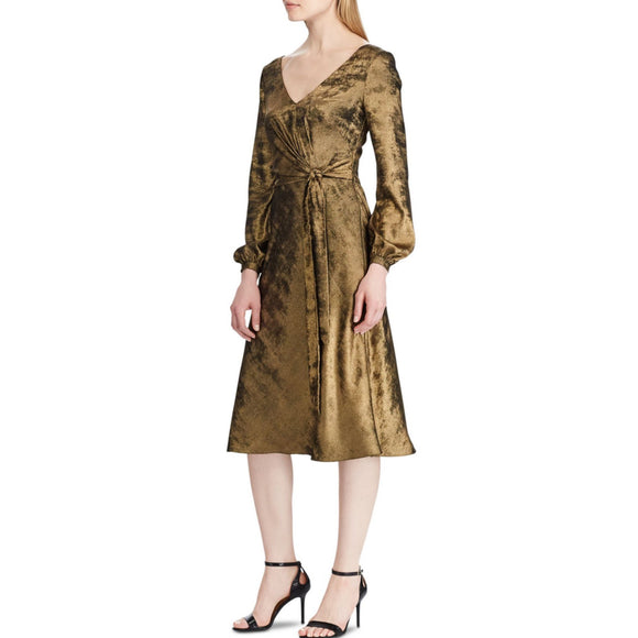 Ralph Lauren: Metallic Gold Dress
