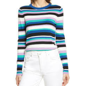Halogen: Striped Sweater