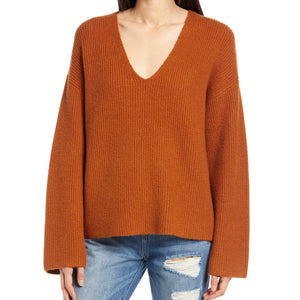 Treasure & Bond: Oversized Rust Sweater