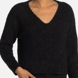 Abound: Fuzzy V-neck Sweater