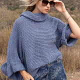 Chenille Cowl Neck Sweater
