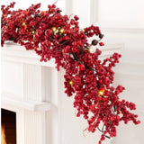 Balsam Hill 28" Festive Berry LED Wreath