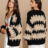Handmade Chunk Knit Cardigan Sweater