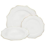 GODINGER Dinnerware Set, Bone China, Arendale, Service for 4