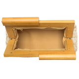 URBAN EXPRESSIONS Wood Frame Clutch Bag