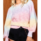 Textured Ombre Sweater