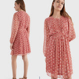 TOMMY HILFIGER Floral Pleated Dress