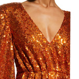 ONE33 SOCIAL BY BADGLEY MISCHKA Sequin Cocktail Dress